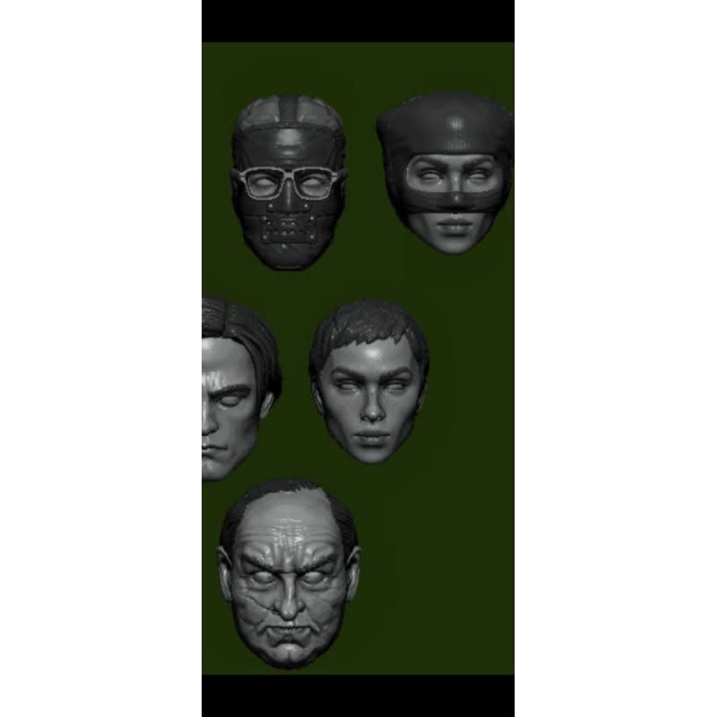 custom headsculpt catwoman pesanan Michael Kent - For Mcfarlane