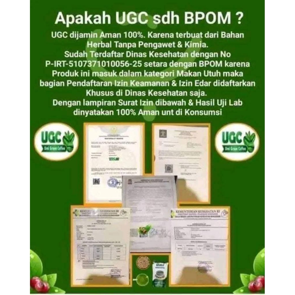 UGC Green Coffee Original