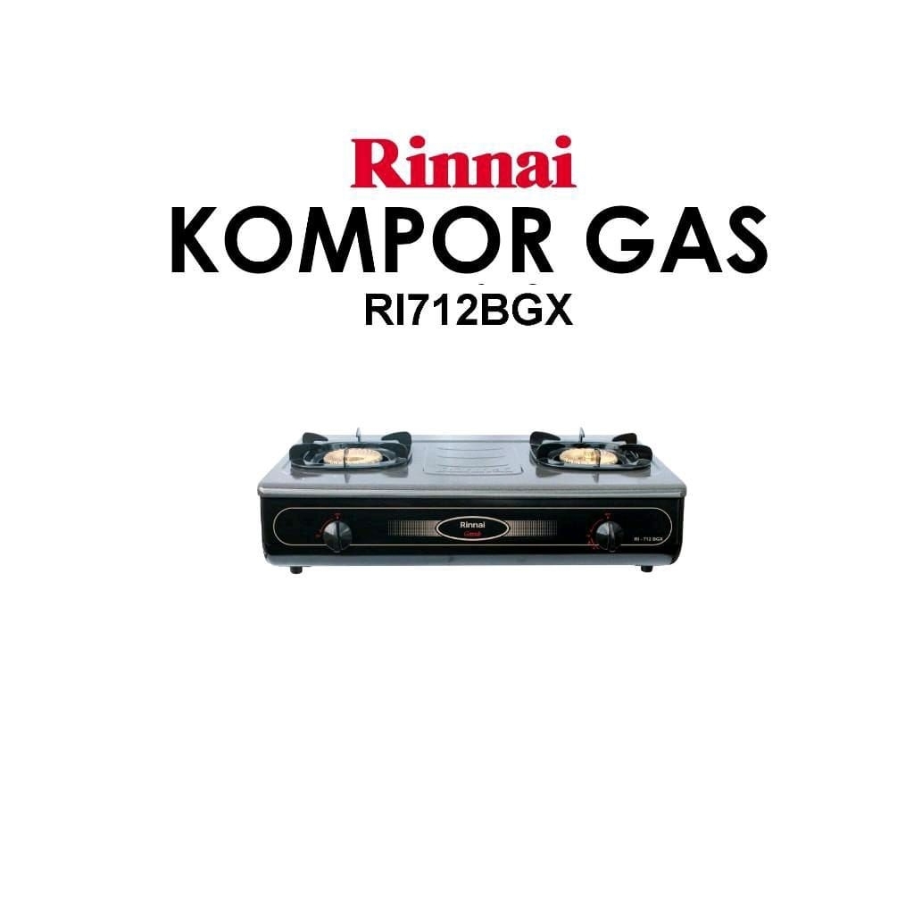 Rinnai Ri 712 Bgx Kompor Gas 2 Tungku Ri 712 Bgx Rinnai Ri712Bgx