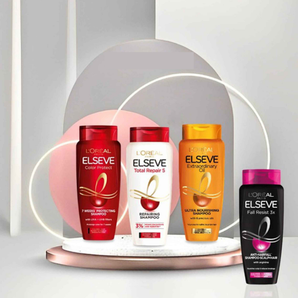 Loreal Elseve  Shampoo 155ml All Varian / Loreal Shampoo Fall Resist / Loreal Shampoo Total Repair 5