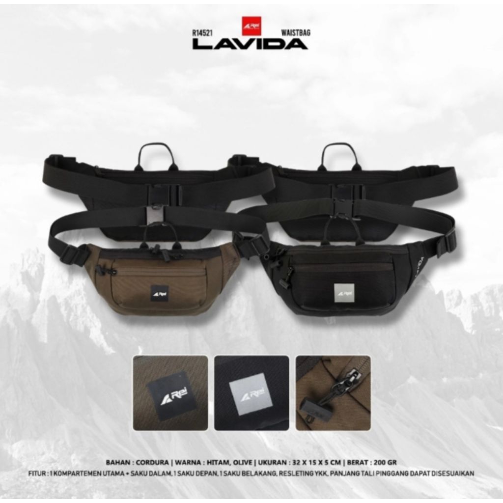 TAS PINGGANG REI LAVIDA