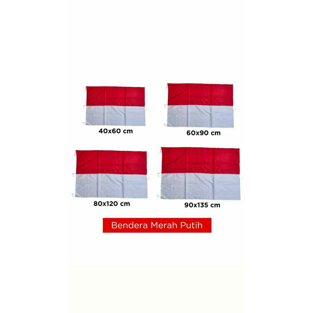 bendera merah putih kain peles