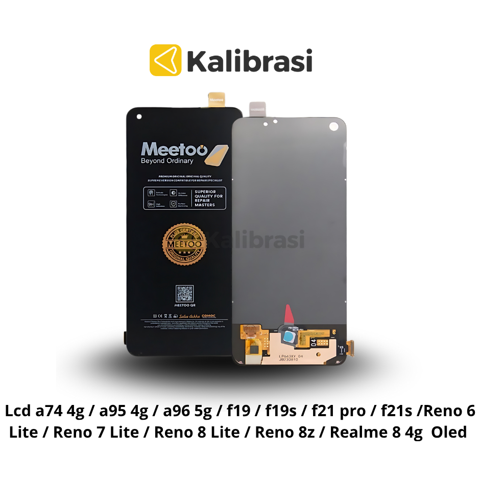 Oled - Lcd Oppo a74 4g / a95 4g / f19 / Reno 6 Lite / 7 Lite / 8z / Realme 8 4g Fullset Touchscreen