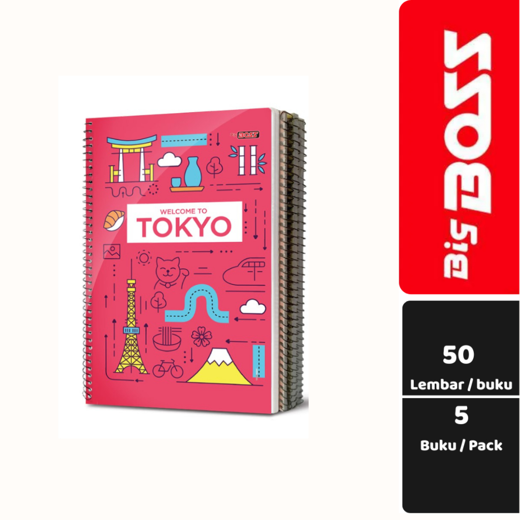 

(ECER) BUKU BOXY SPIRAL BIG BOSS 50 LEMBAR