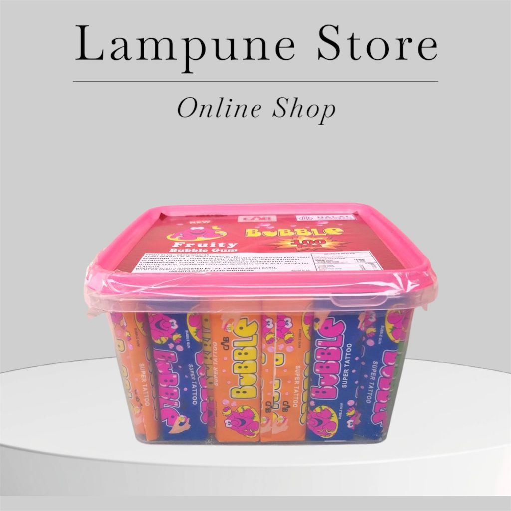 

PERMEN FRUITY BUBBLE GUM ISI 100 PCS