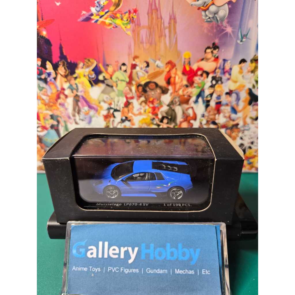 Lamborghini Murcielago 1/64 Merah dan Biru