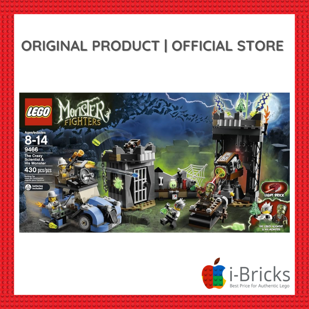 Lego monster fighters 9466 The crazy scientist & his monster