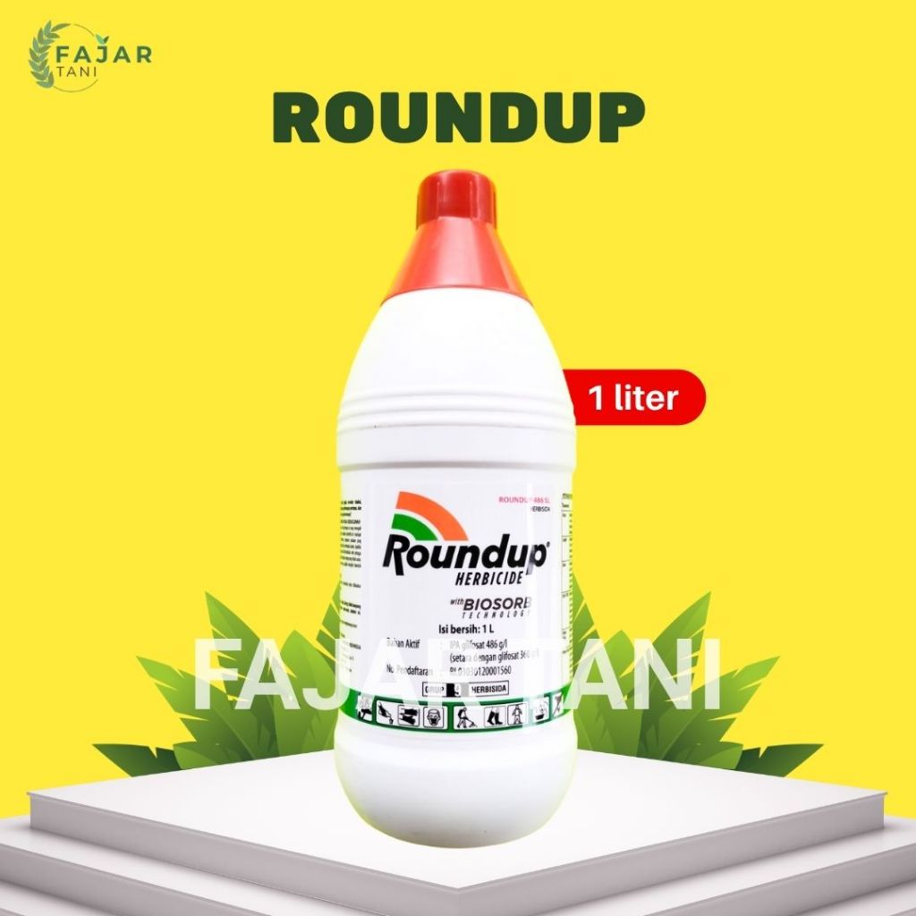 ROUNDUP herbisida 486 SL 1 liter || racun rumput paling ampuh
