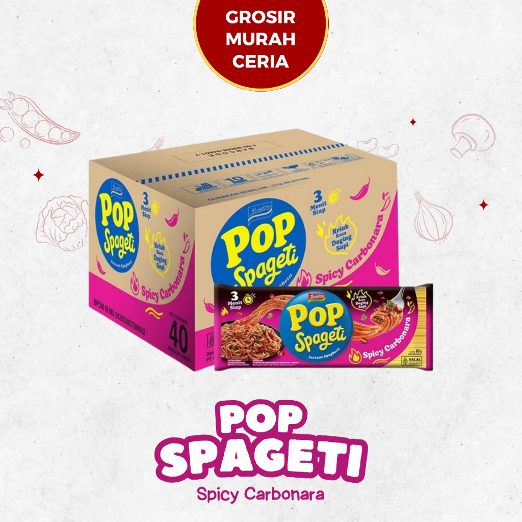 

Pop Spageti 1 Dus - Isi 40 Pcs