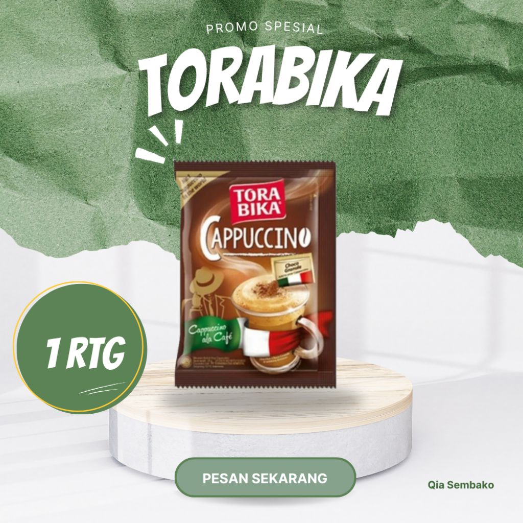 

Torabika Cappuccino 1 Renteng Isi 10 Saset / Kopi Tora Bika Renteng