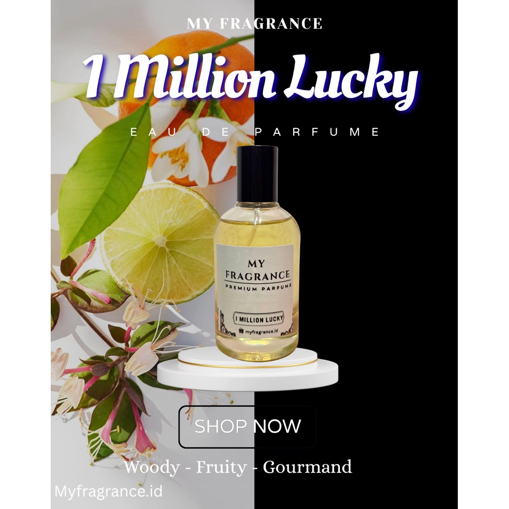 myfragrance.id | Parfum Pria premium tahan lama 1 Million Lucky r 50 mL (by Paco Rabbane)