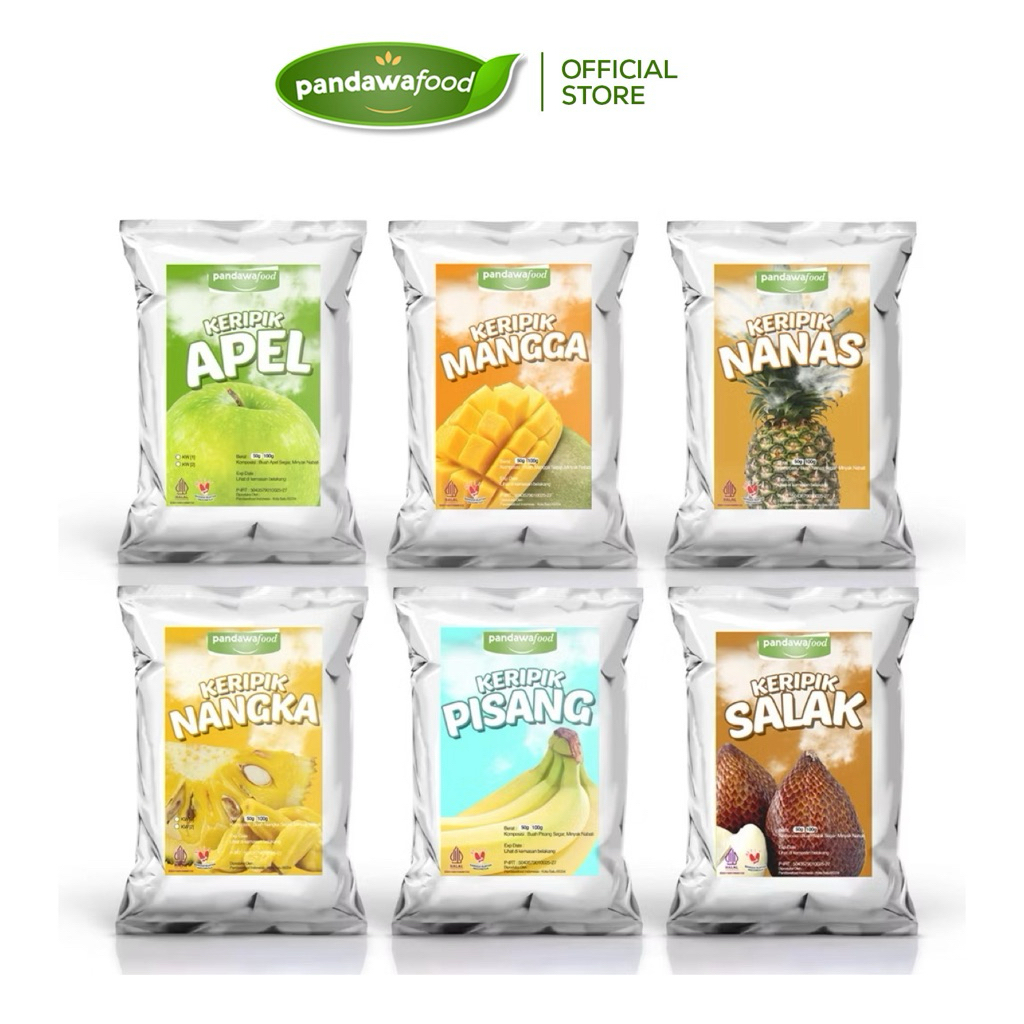 

Keripik Buah / Kripik Buah Foil 100 Gram / Nangka Apel Pisang Salak Mangga Nanas Rambutan Pandawa Khas Kota Malang