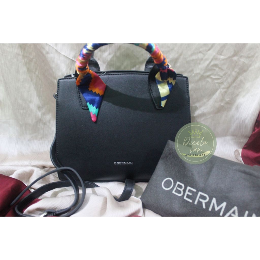 Obermain Black Jeanny Satchel (M)