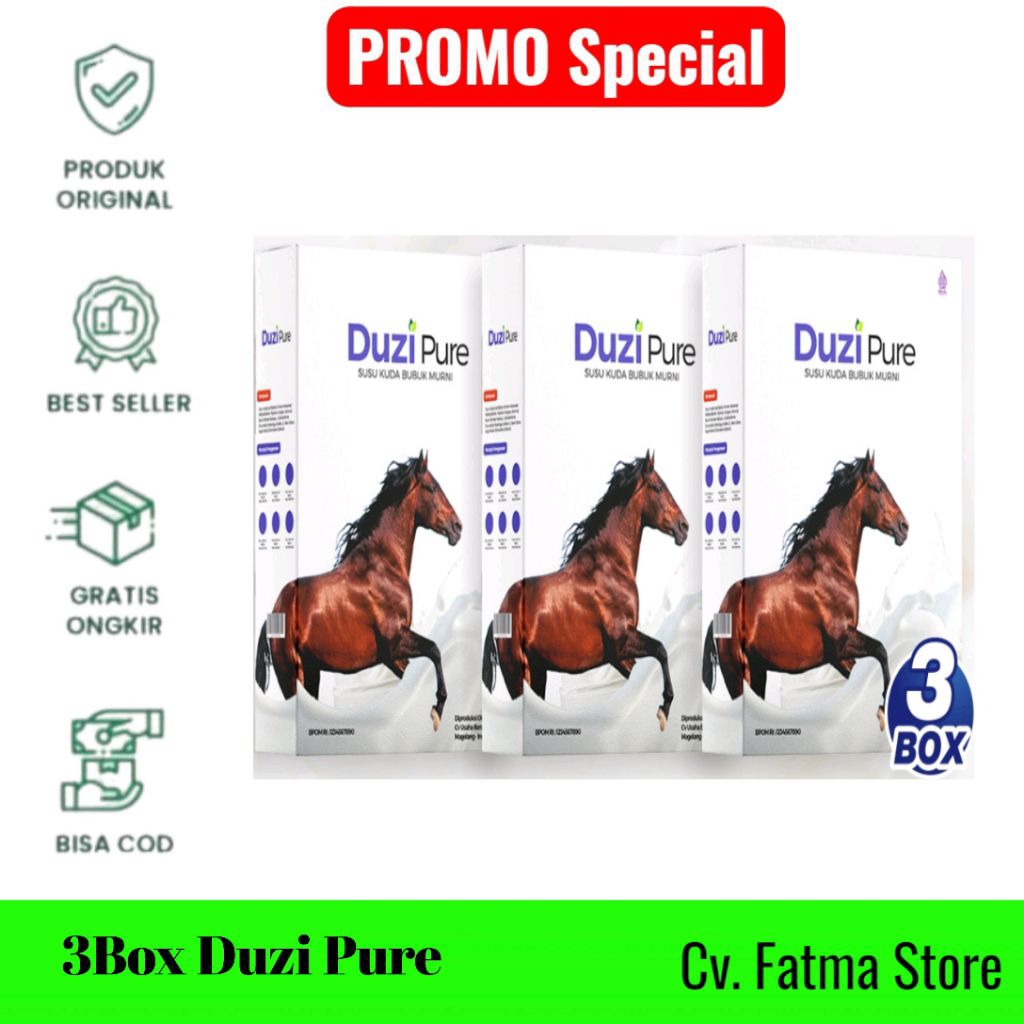 

3Box Susu Kuda Murni Untuk Asam Urat, Tulang Dan Nyeri Sendi