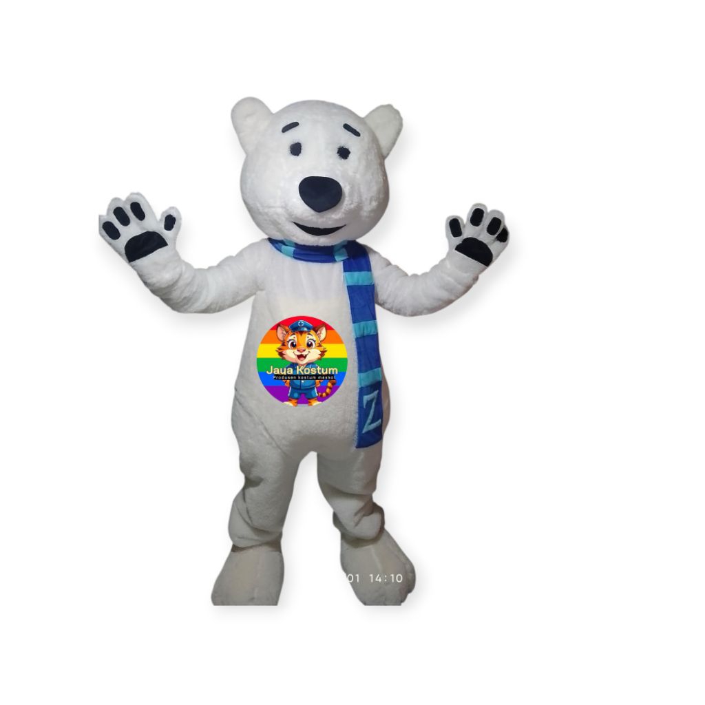 kostum badut maskot beruang