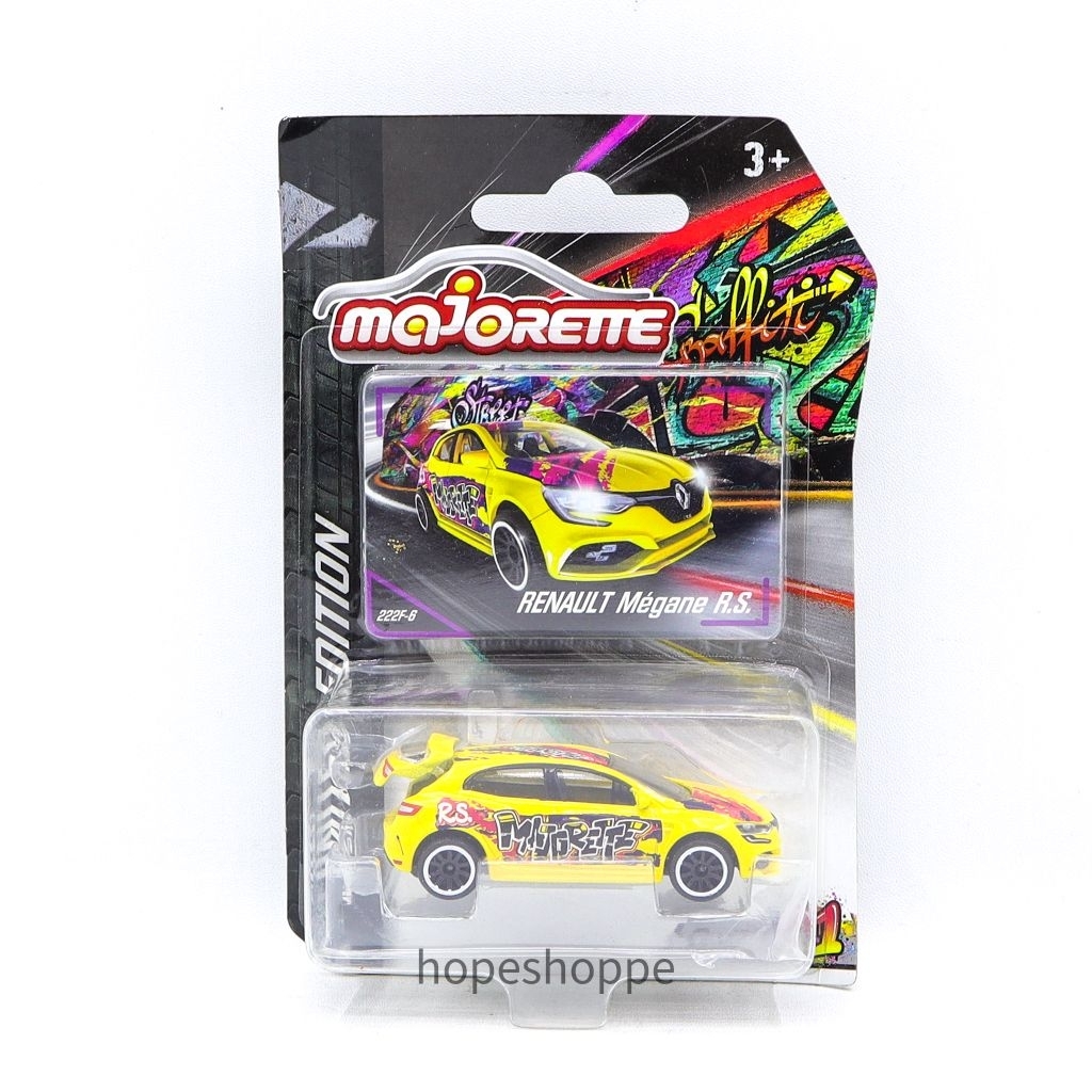 Majorette Limited Edition 11 Grafitti Renault Megane RS Diecast Mobil Original
