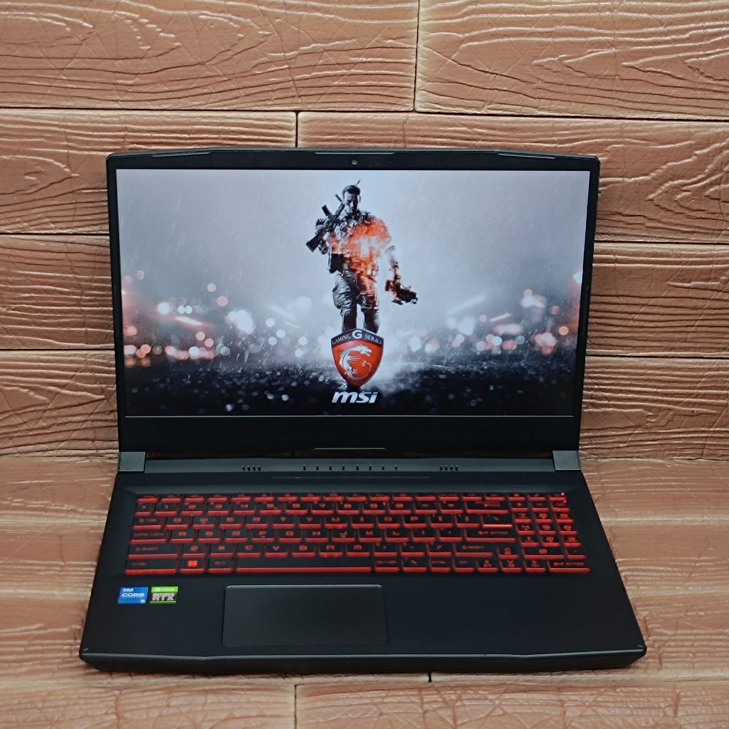 Laptop MSI GAMING KATANA GF66 Intel Core i5-11400H RAM 8GB SSD 512GB RTX 3050 GEN11