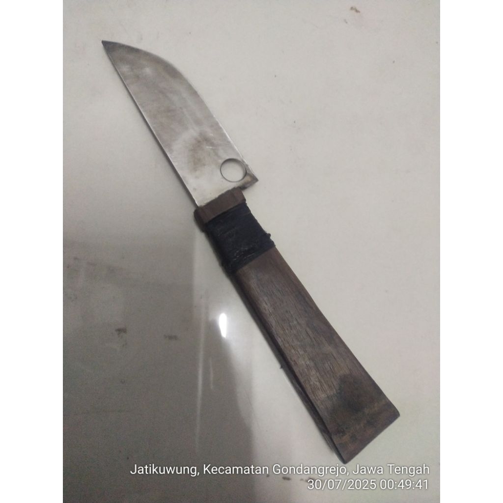 Pisau Dapur Iris Seset Kelet Baja HSS DM09 Apollo GERMANY Gagang Sonokeling