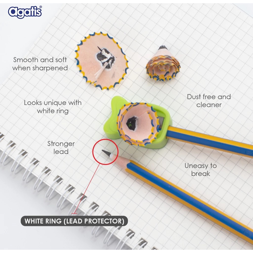 

Pensil Agatis 2B Neopex By Zebra(12pcs)