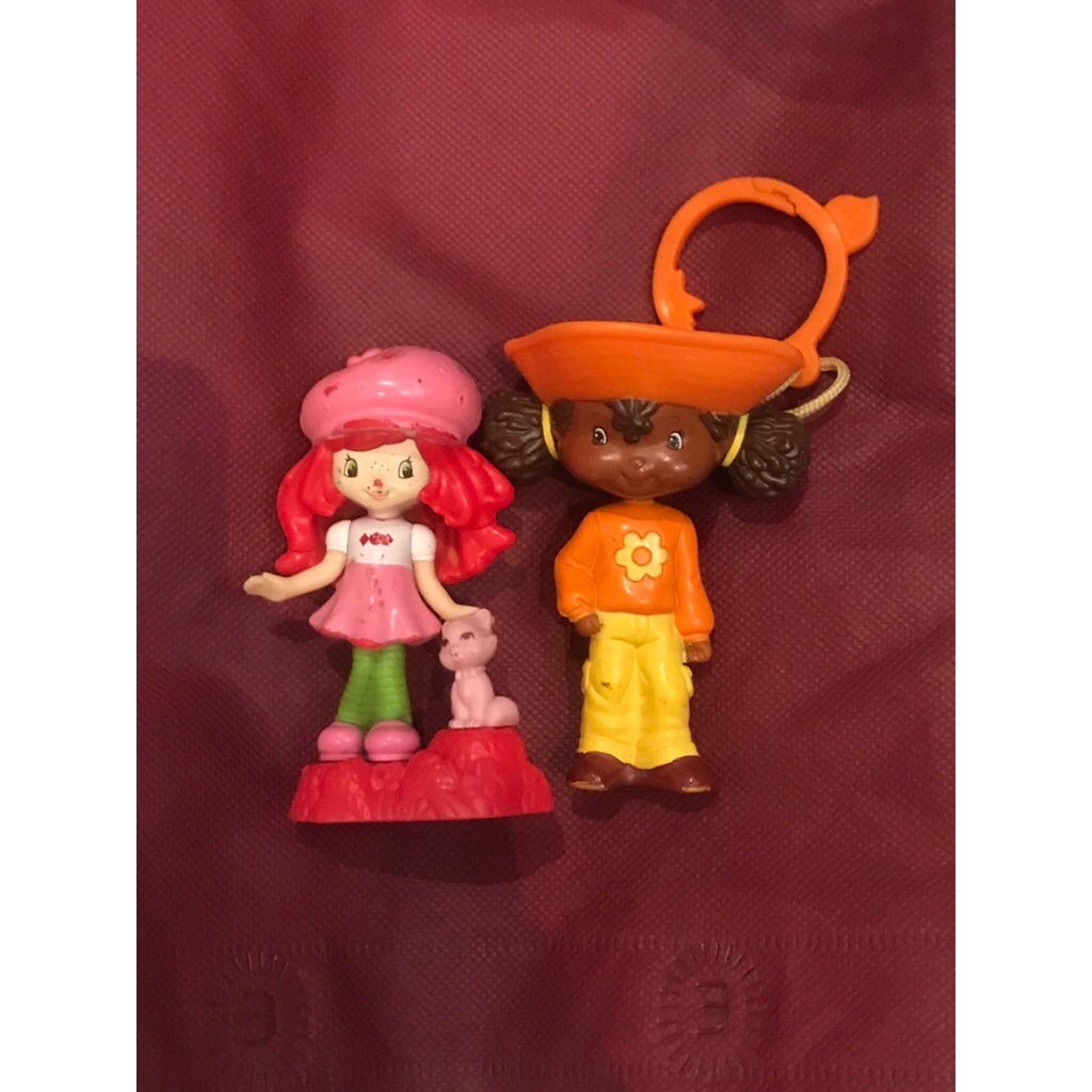 strawberry shortcake figur figurine trinkets hard toys