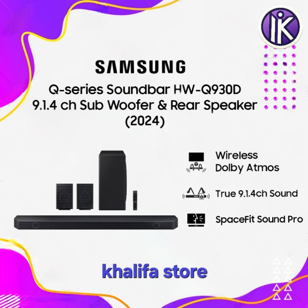 Samsung HW-Q930D Soundbar Dolby Atmos
9.1.4 Ch Samsung HWQ930 HW Q930D