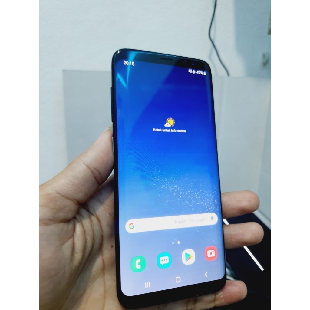 lcd samsung s9 biasa original copotan