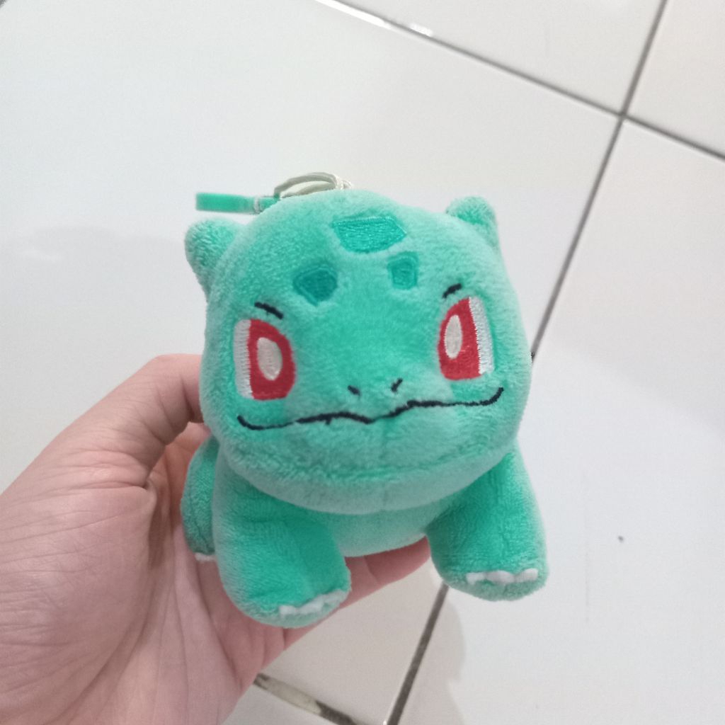 gantungan kunci pokemon plush KC nintendo bulbasaur