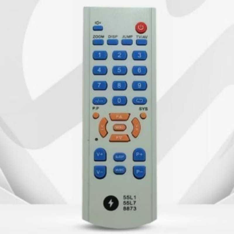 Remote TV China WCOM 55L1 / Remot Ganti Mesin TV Cina FREE BATERAI
