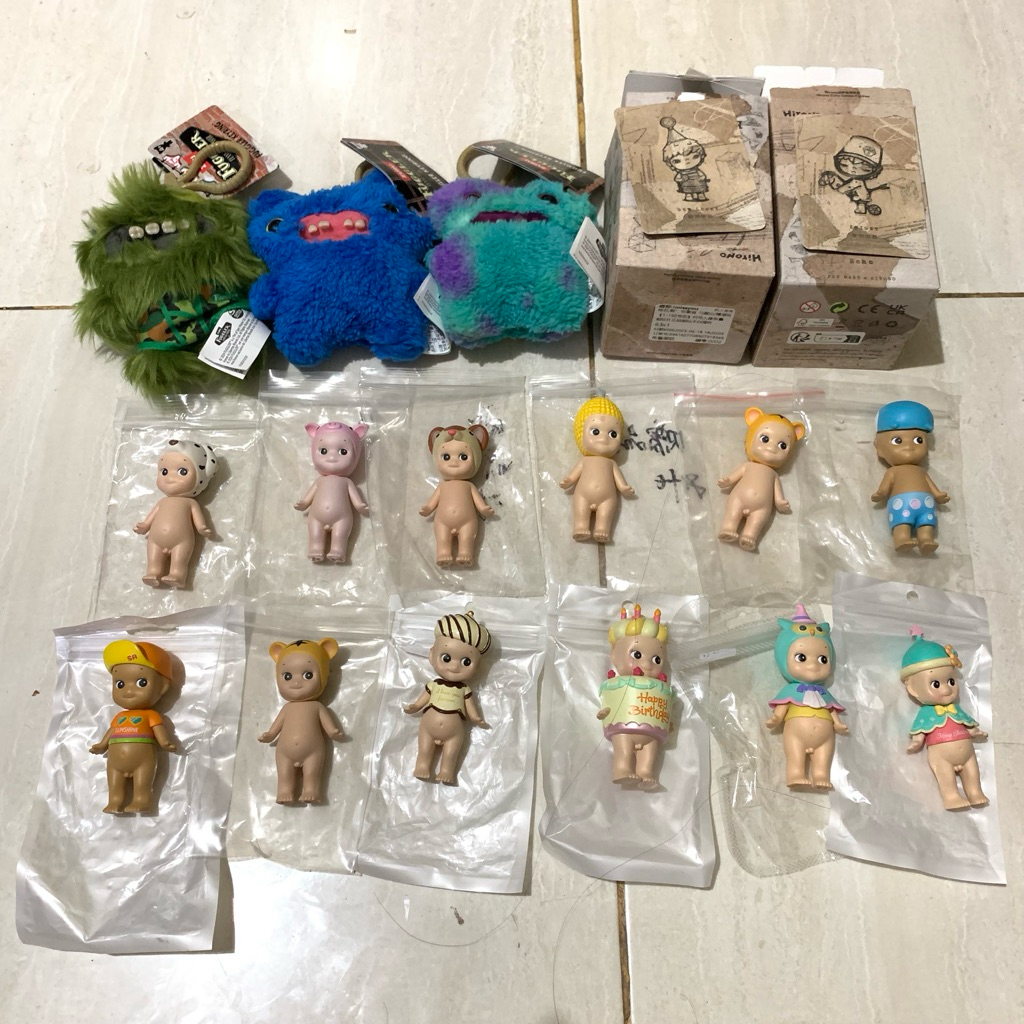 (SIAP KIRIM) ORIGINAL FUGGLER KEYRING HAMSTER SMISKI MOFUSAND HIRONO RABBIT  SONNY ANGEL HIPPERS ANI