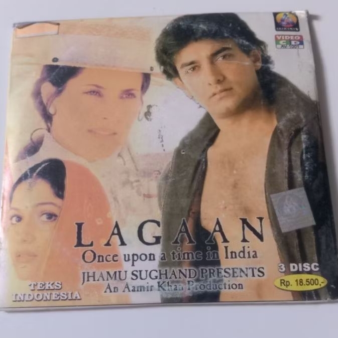 VCD Original India Lagaan - Once Time in India isi 3 VCD
