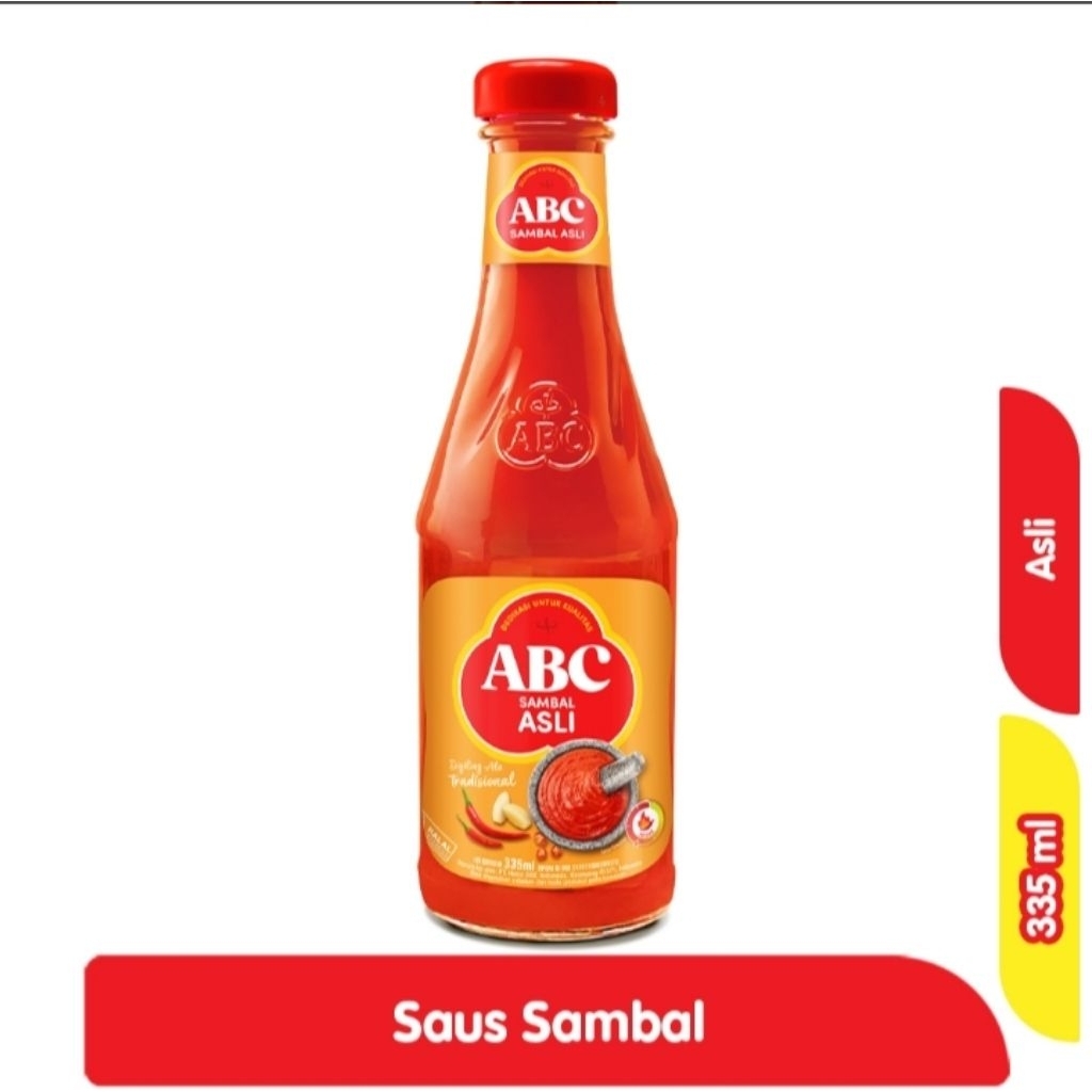 

ABC Sambal Asli Botol 335 ml