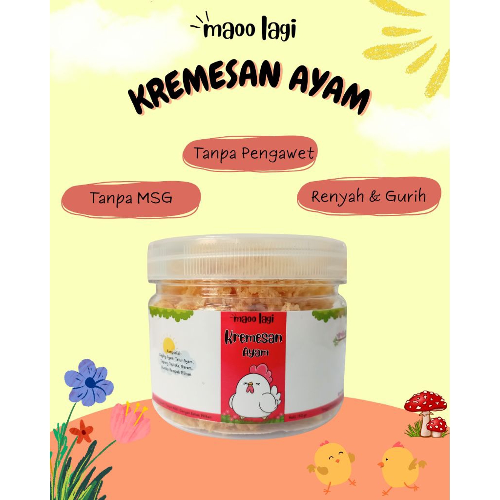 

Kremesan Ayam Non MSG 50gr