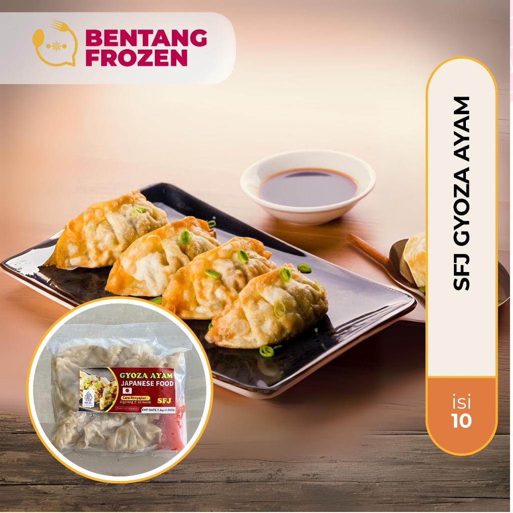 

SFJ Gyoza Ayam Japanese Food Isi 10Pcs