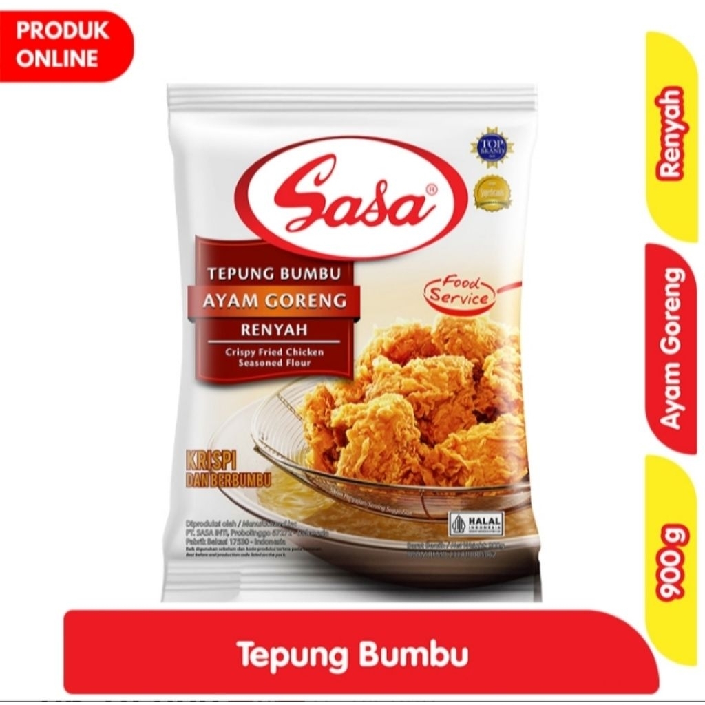 

Sasa Tepung Bumbu Ayam Goreng Renyah 900 g