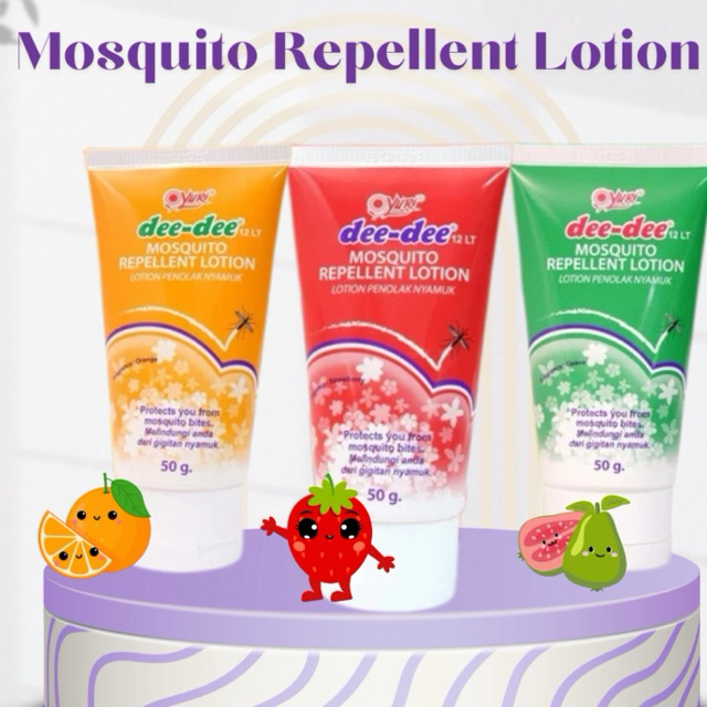 DEE DEE Lotion Anti Nyamuk Anak 50gr - Cream Lotion Pelindung Anak dari Gigitan Nyamuk