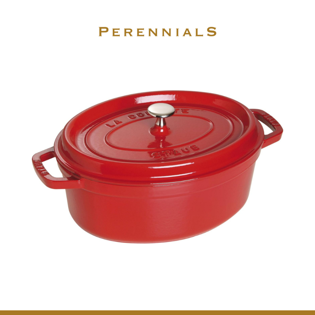Panci Staub Cocotte 27cm Cherry Oval Panci Classic