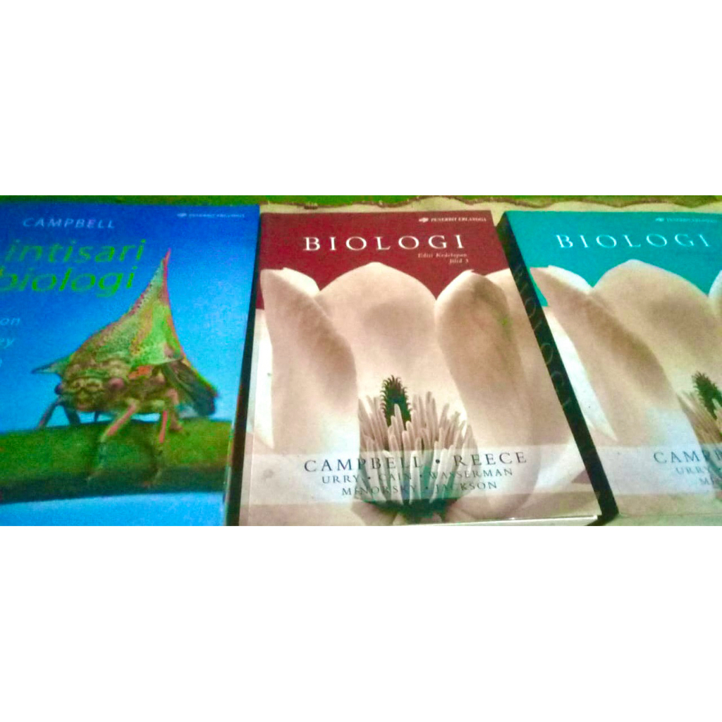 Biologi Campbell Edisi 8 Jilid 1-3 |Preloved Original 100%