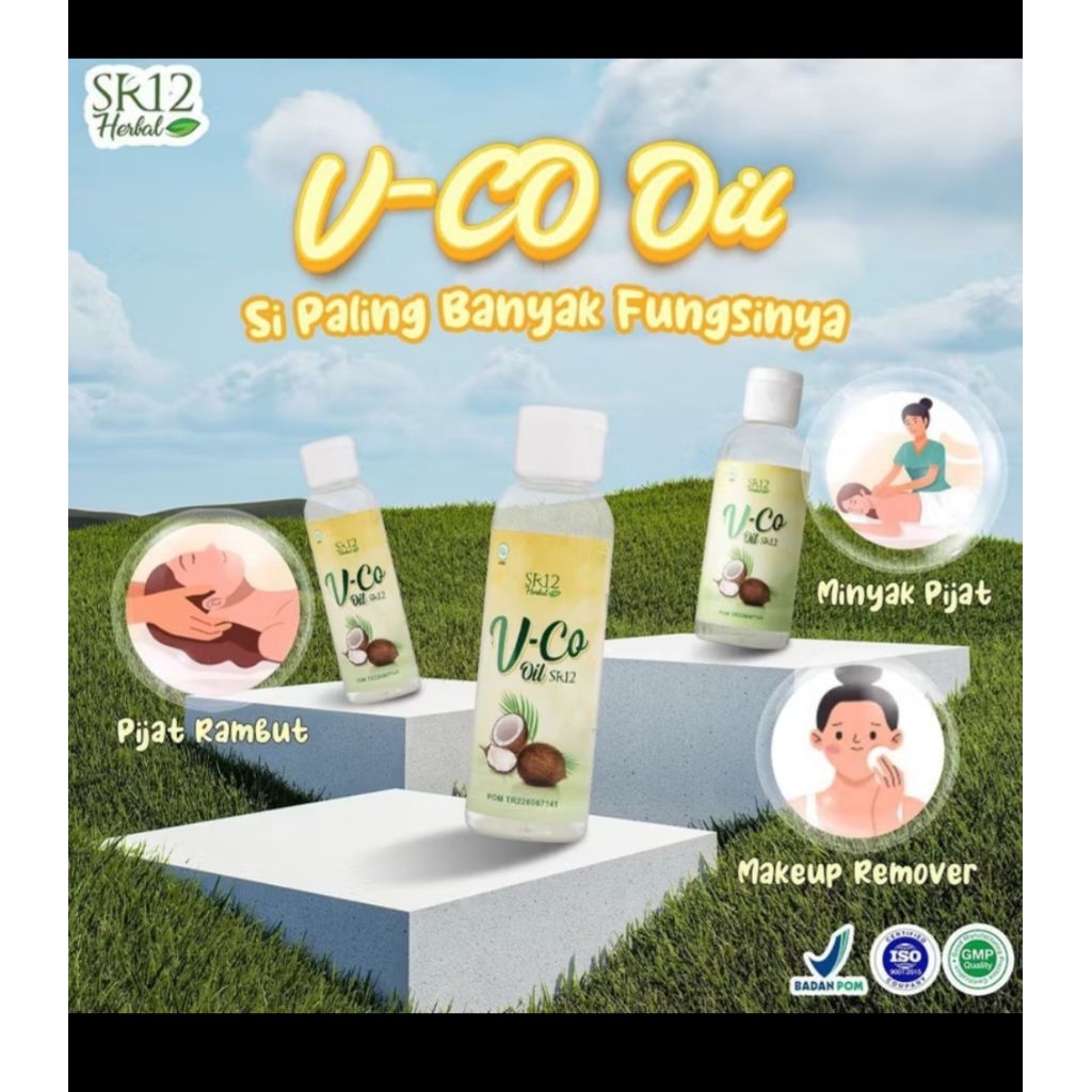 

VCO VORGIN COCONUT OIL / MINYAK KELAPA MURNI / VCO SR12 / PENAMBAH IMUN TUBUH