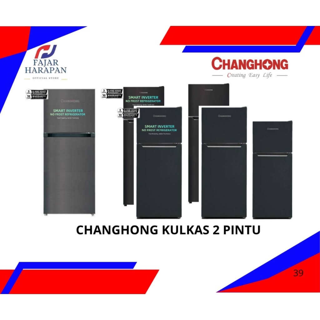 CHANGHONG KULKAS 2 PINTU