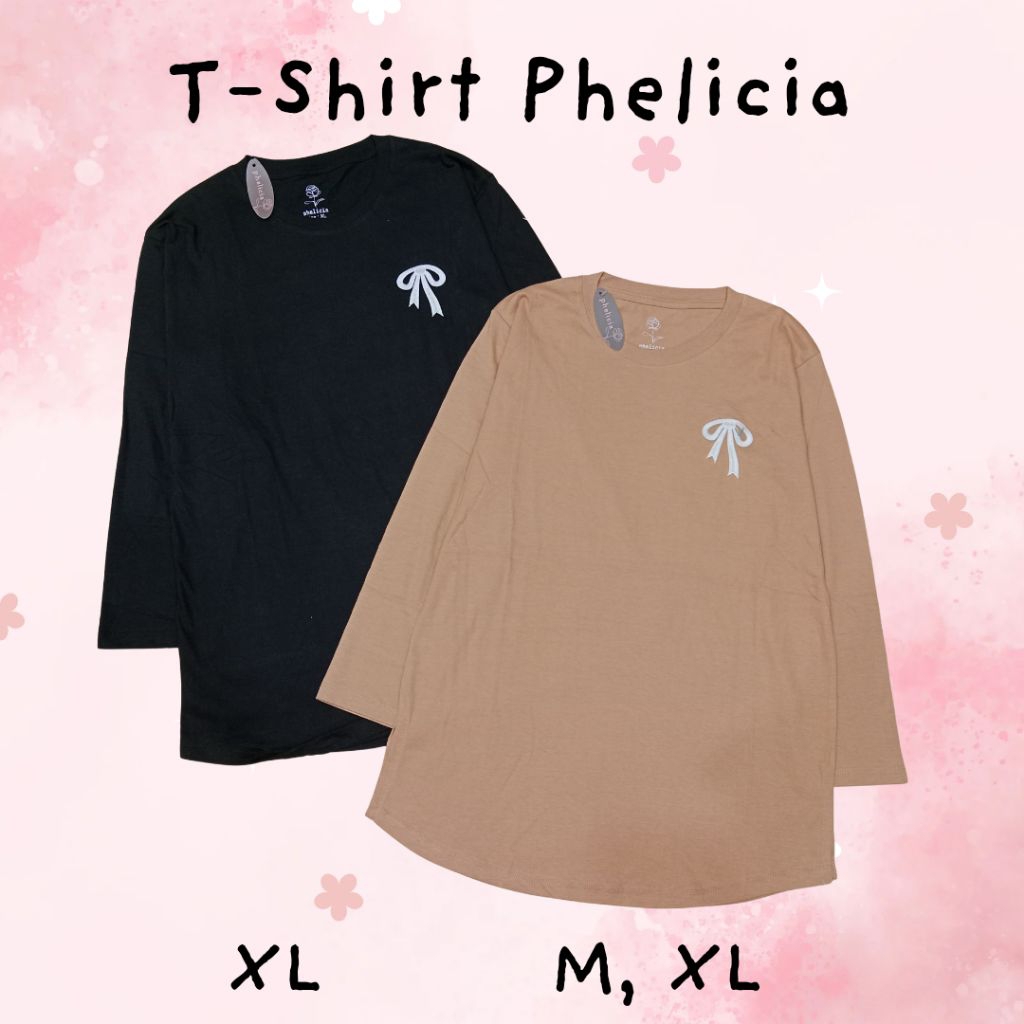 Kaos wanita terbaru | kaos branded | kaos Phelicia | fit to XL