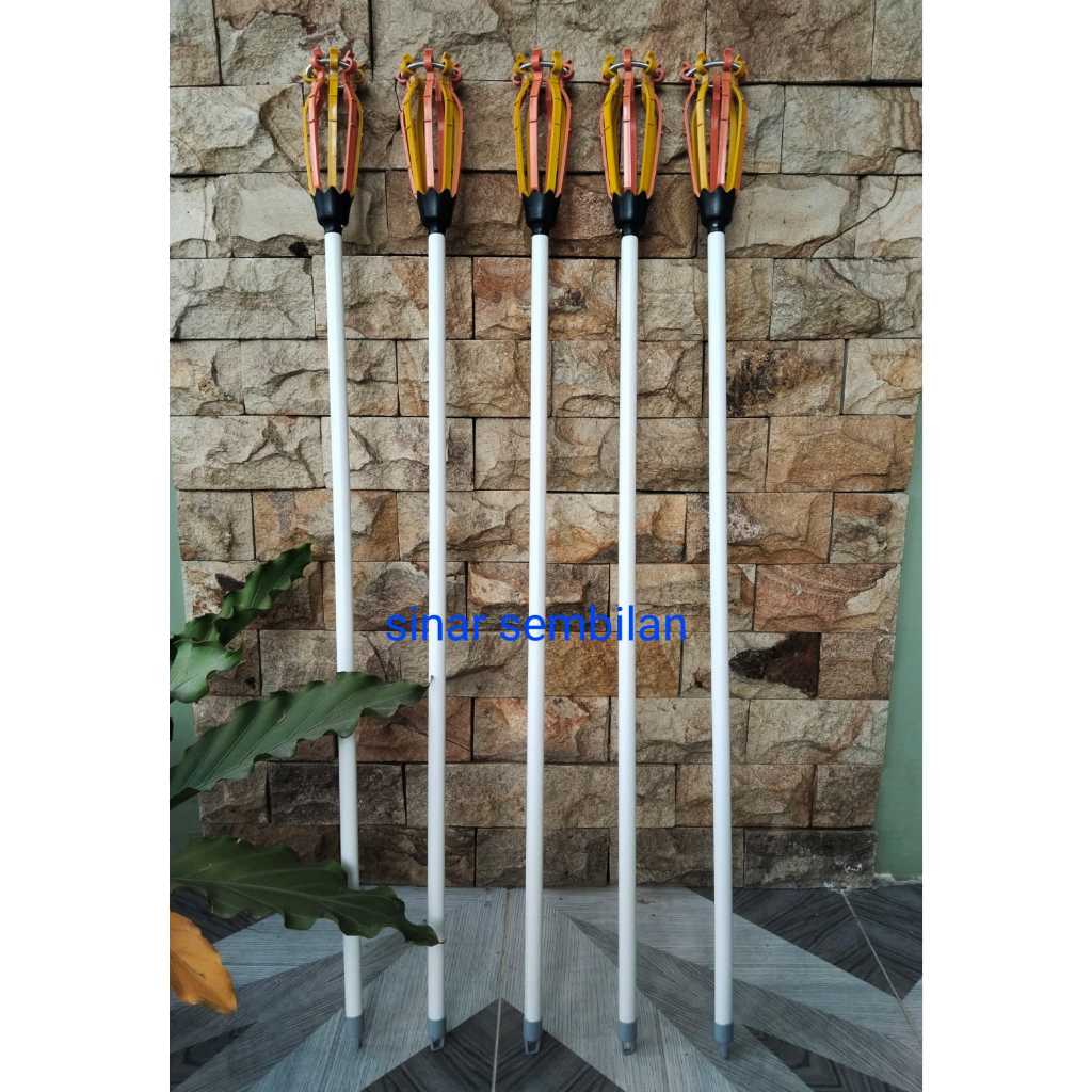 1set stik / tongkat pengganti lampu 8 jari bisa sampai 50watt