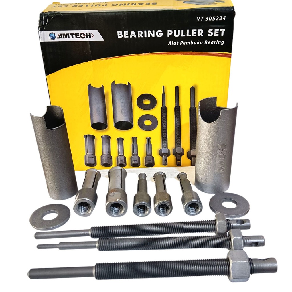 BY AMTECH Treker Bearing Puller Set 5 pcs AMTECH - Treker Lepas Pembuka Bearing Laher Tutup CVT