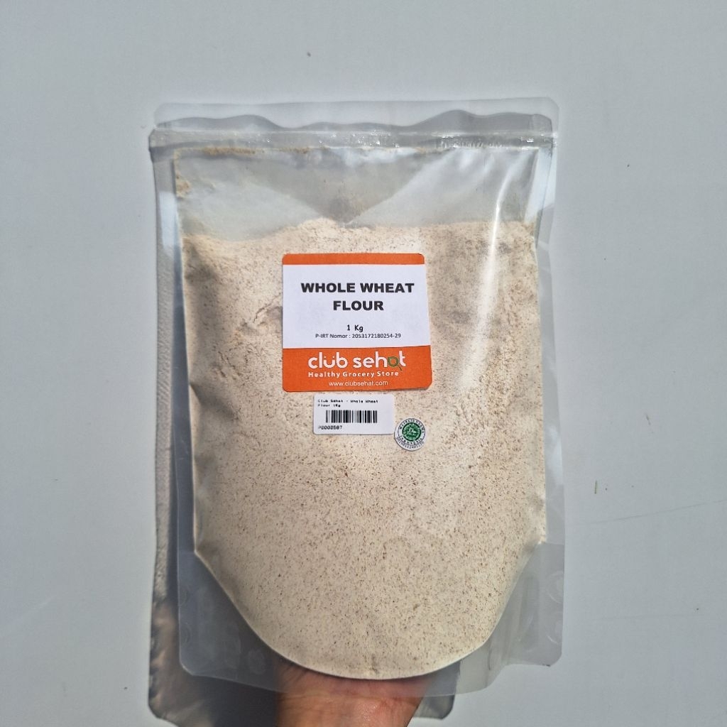 

Club Sehat - Whole Wheat Flour (Tepung Gandum Halus) 1kg