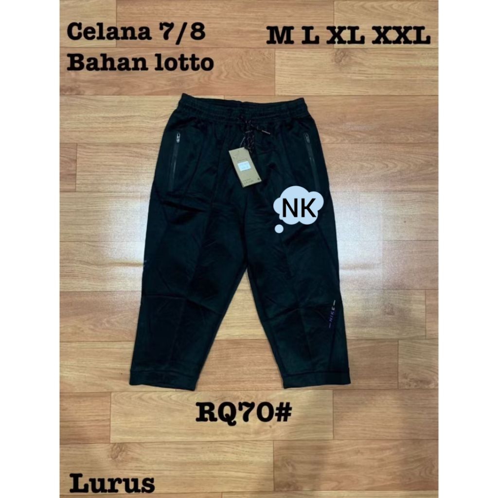 CELANA PENDEK OLAHRAGA LOTTO LURUS 7/8 GRADE ORI #RQ70