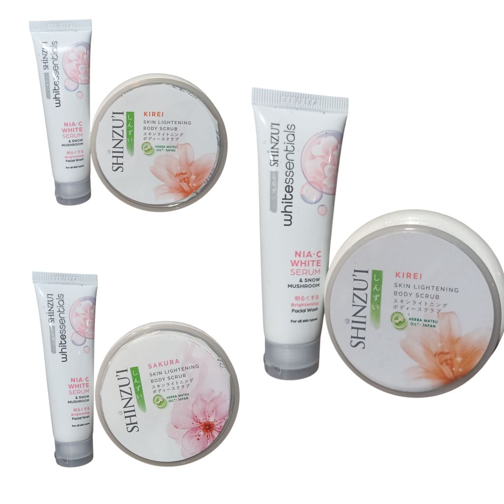 PAKET SHINZUI FACIAL WASH KECIL + LULUR MANDI
