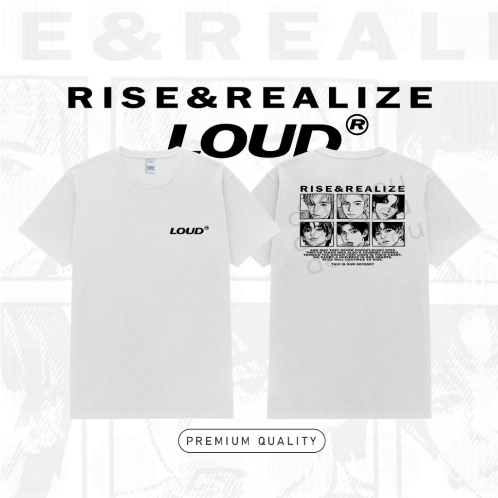 Dearyou - Kaos Riize Rise and Realize | Baju Riize Seunghan Wonbin Sungchan Shotaro Sohee Anton Euns