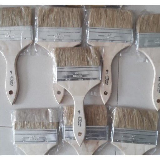 [Grosir] Kuas Cat Tembok / Cat Besi / Cat Kayu / Kuas Eterna 611 4 Inch