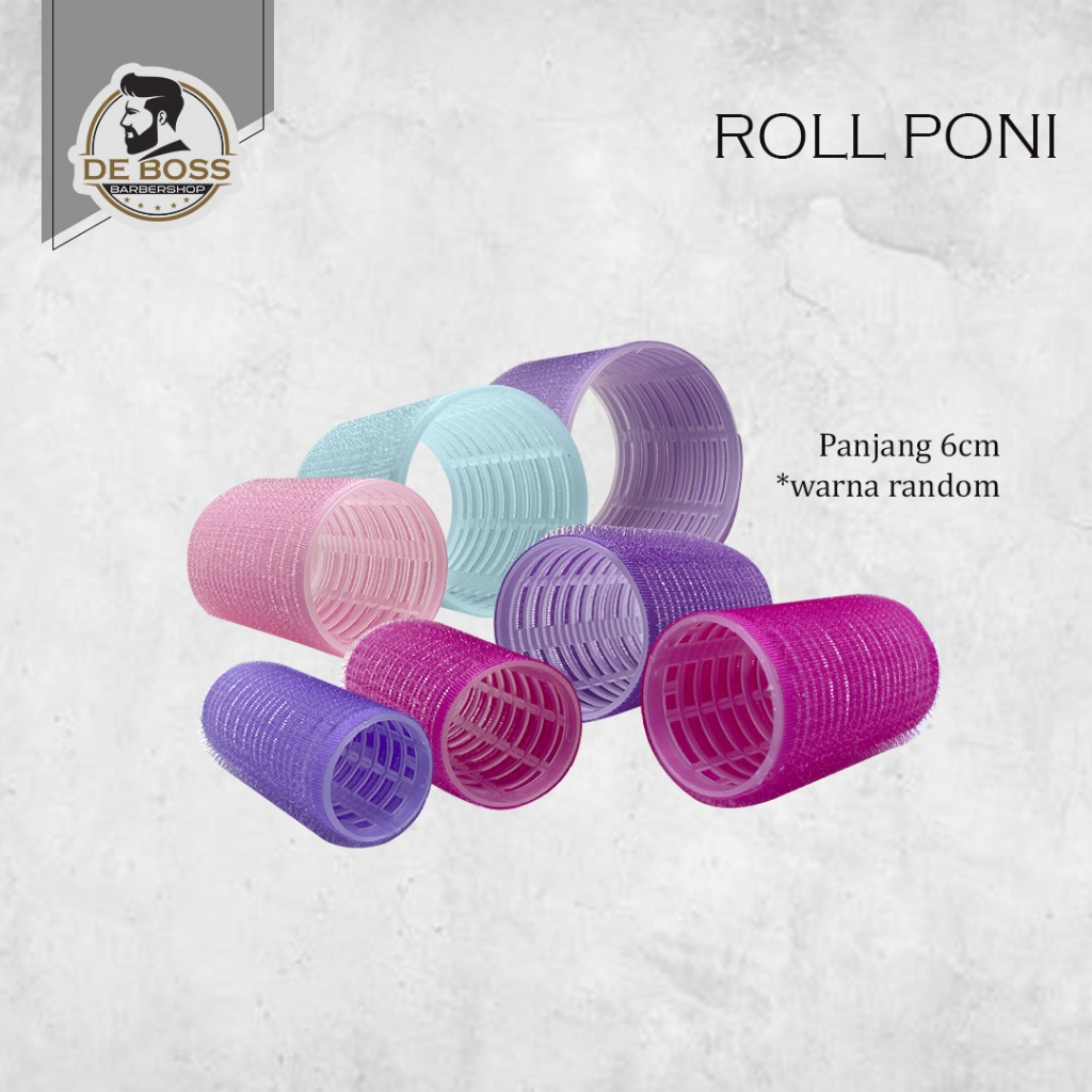 Roll Rambut Gulung Poni Besar Kecil Ala Korea Keriting Tahan Lama