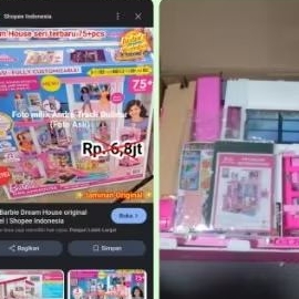 RUMAH BARBIE DREAM HOUSE