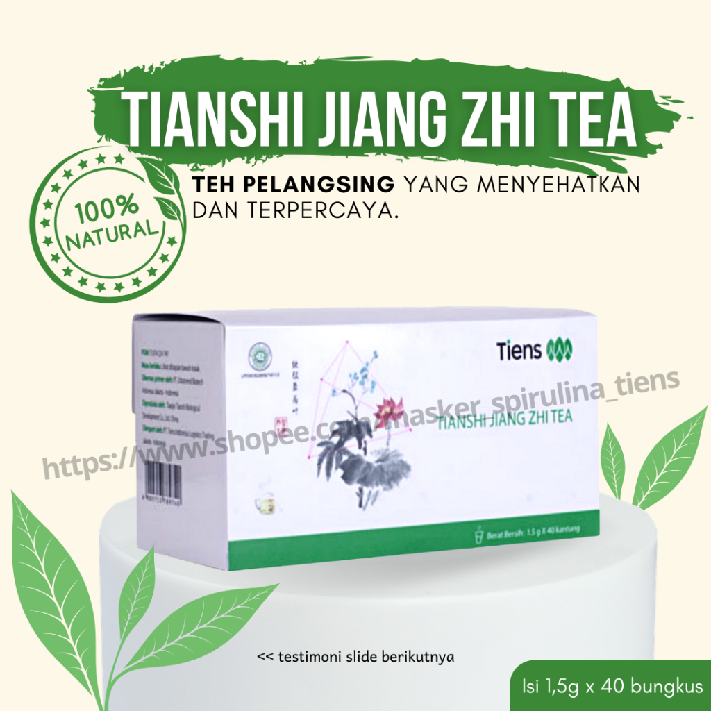 

Minuman Pelangsing Teh Herbal Teh Natural Jiang Zhi Tea